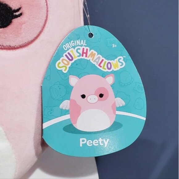 7-8" Squishmallow PEETY pig flying piggy Kellytoy Soft Stuffed Plush gift toy - Picture 2 of 3